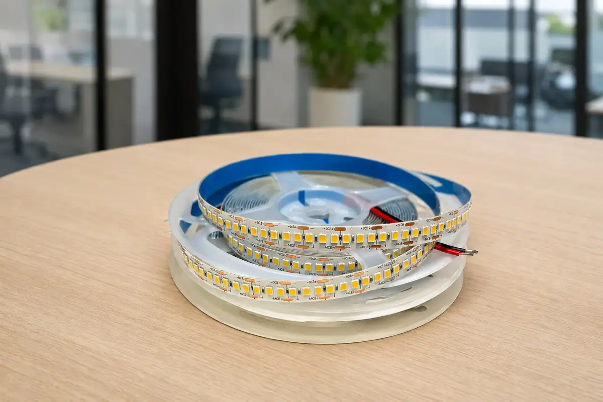 LED strip light with 120 and 240 LEDs in White and Warm White