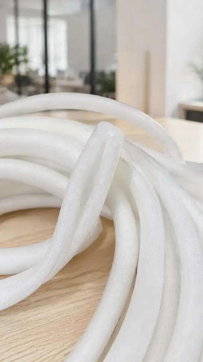 Protective mirror packing foam for LED mirror edges and glass products